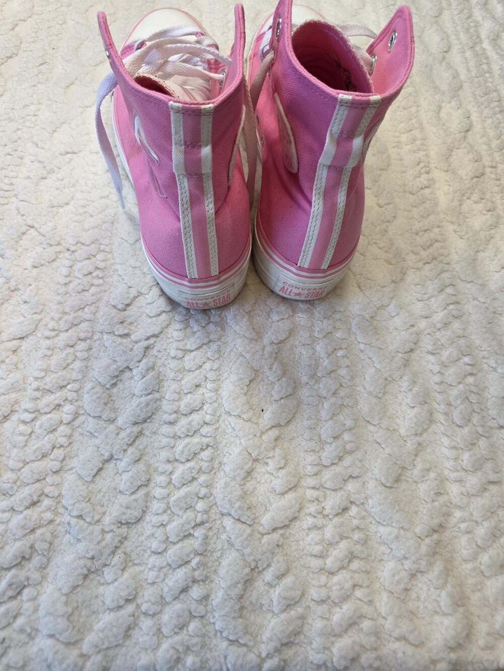Converse Chuck Taylor All Star Platform Pink High Top Sneakers Women’s 10 - Picture 4 of 10
